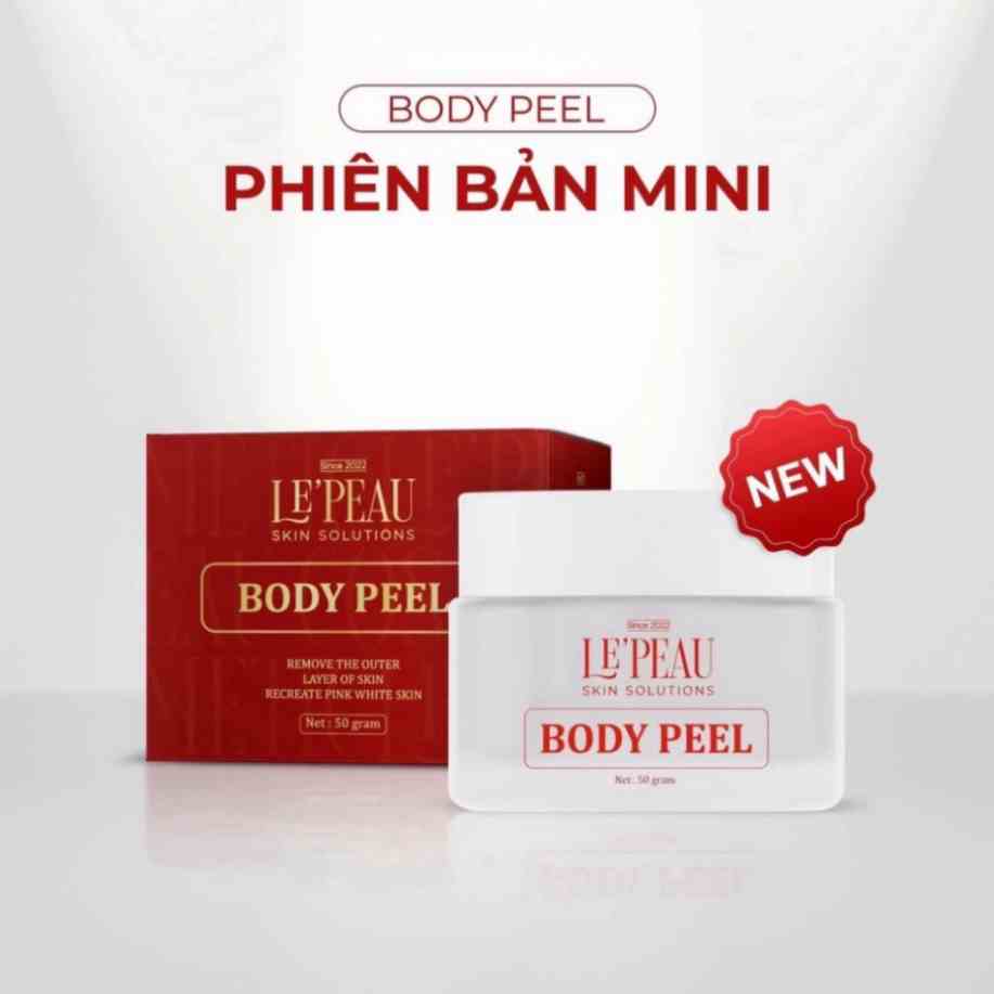 [Mã BMLTB200 giảm đến 100K đơn 499K] Peel body zise mini dùng thử 50gr, dưỡng trắng, mờ thâm - LEPEAU