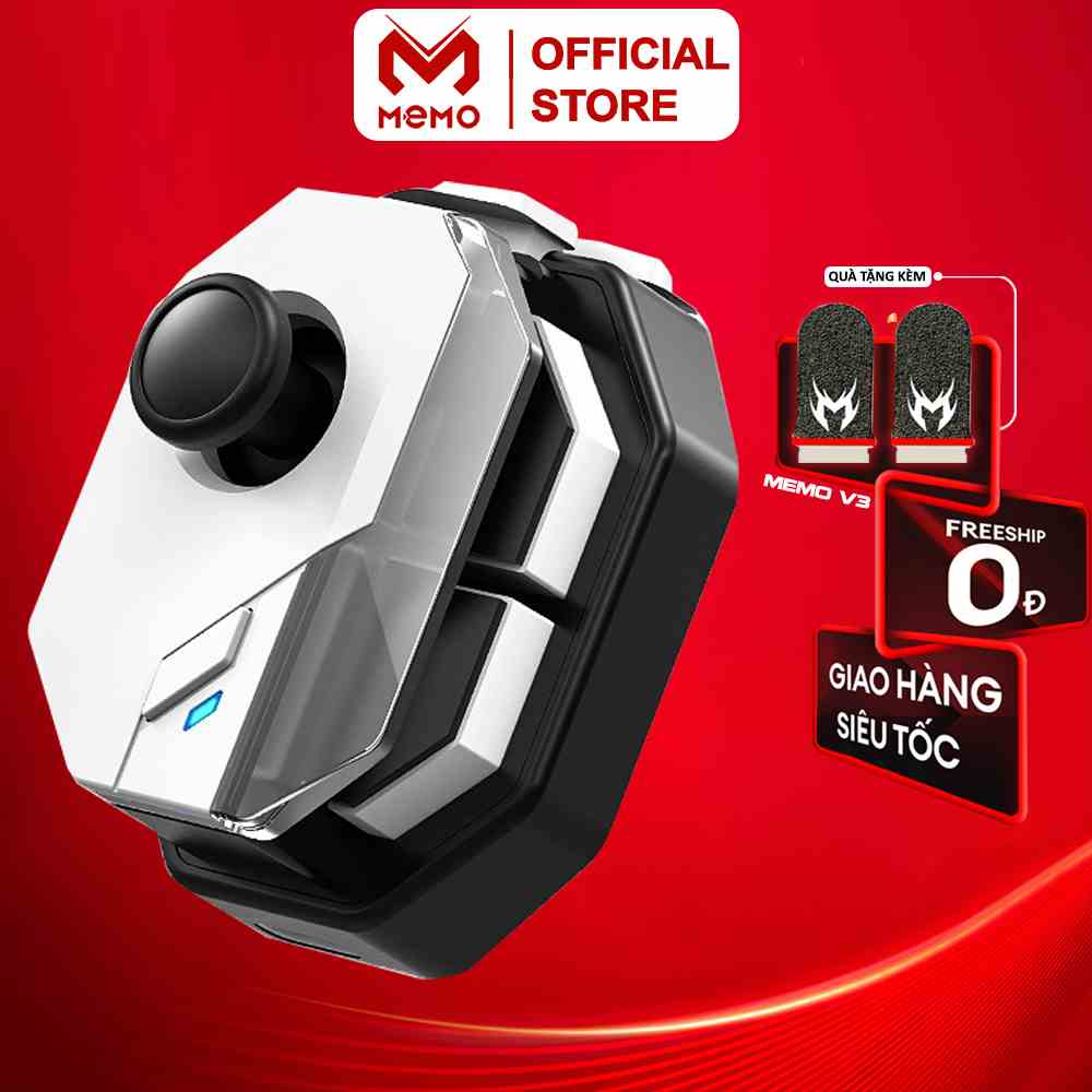 Tay cầm chơi game điện thoại MEMO MB02 joystick giúp ghìm tâm auto tap macro combo liên quân freefire tốc chiến pubg