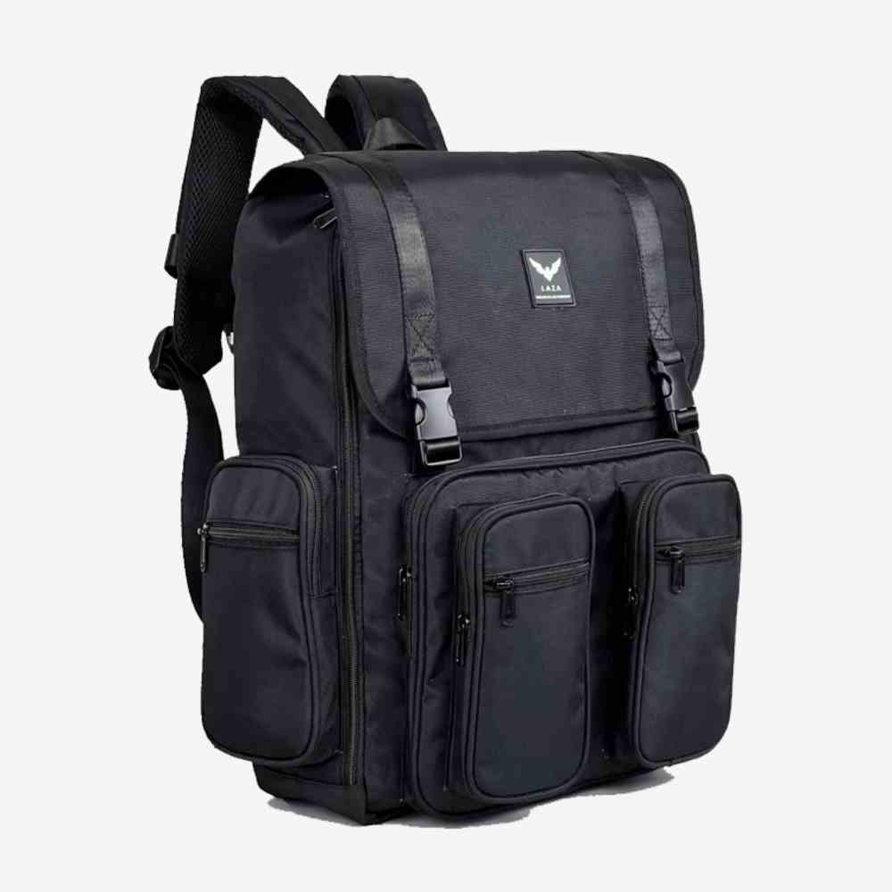 Balo nam túi hộp LAZA Simple Backpack 500 - Chất liệu chống thấm nước - Bảo hành TRỌN ĐỜI