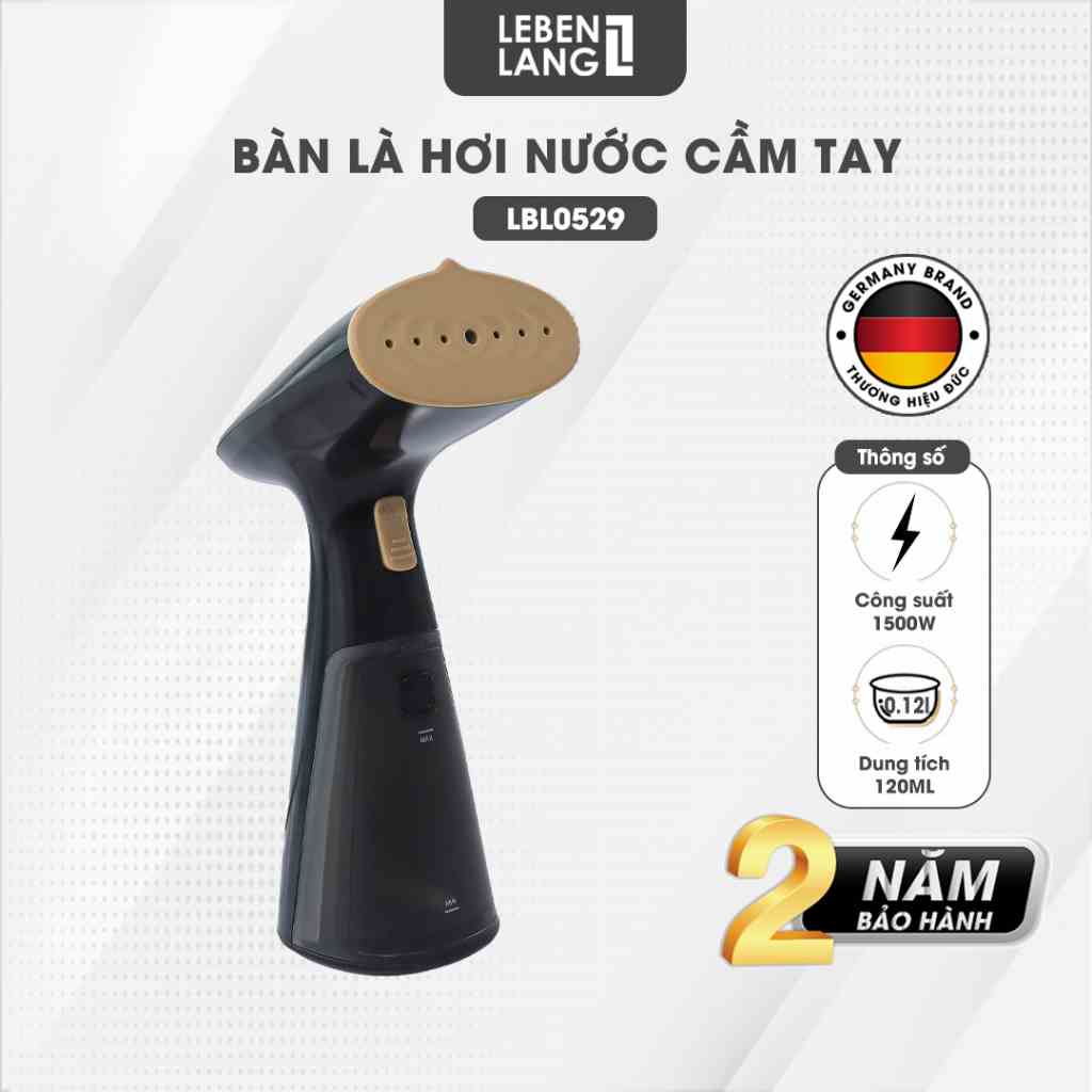 Bàn ủi hơi nước cầm tay LEBENLANG LBL0529 công suất 1000W-120ml, nhỏ gọn và tiện lợi, bảo hành 2 năm - hàng chính hãng