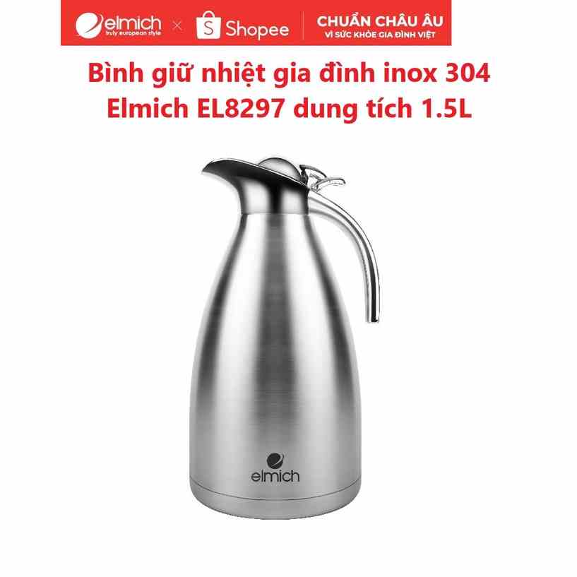 Bình giữ nhiệt gia đình inox 304 Elmich EL8297 dung tích 1.5L