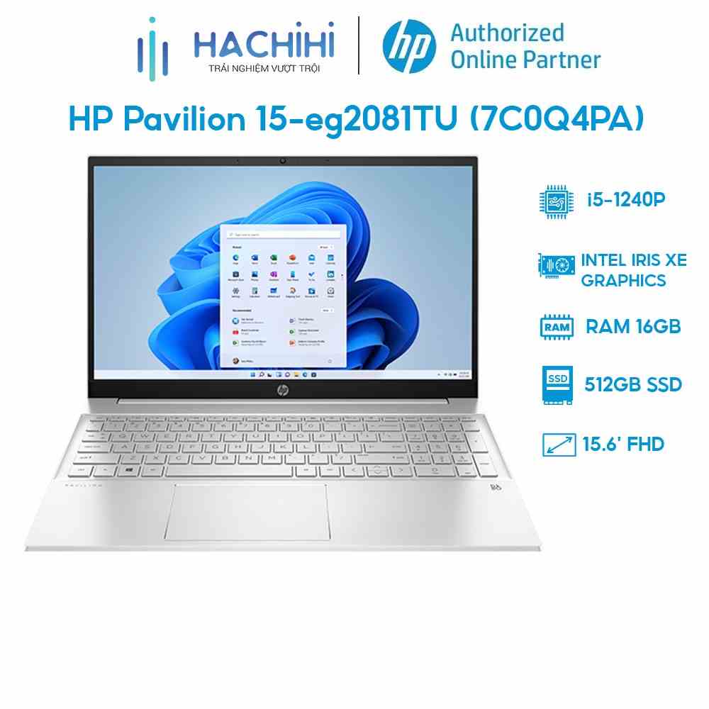 Laptop HP Pavilion 15-eg2081TU (7C0Q4PA) (i5-1240P | 16GB | 512GB | Intel Iris Xe Graphics | 15.6 FHD | Win 11)