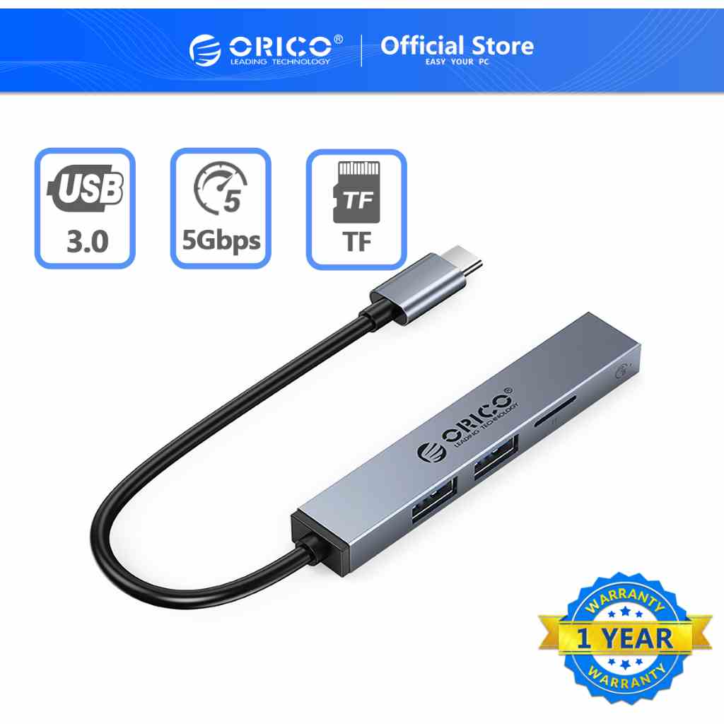 Orico Bộ Chia Cổng USB 3.0 5Gbps HUB 4 Cổng 4K60Hz HDM-compatib PD60W SD TF Cho Macbook PC Computer Accessori (BHC1)