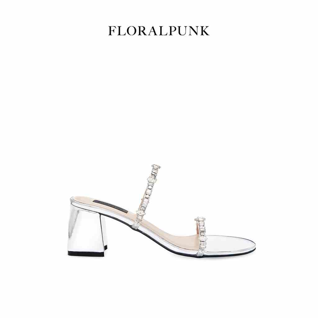 Giày Floralpunk Daphne Mules - Metallic