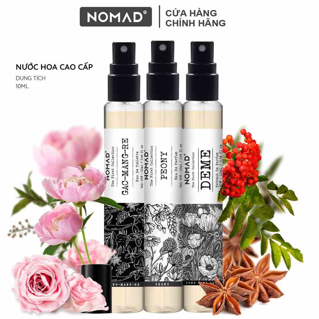 [Mã BMLTA35 giảm đến 35K đơn 99K] Nước Hoa Cao Cấp Nomad Eau De Parfum 10ml