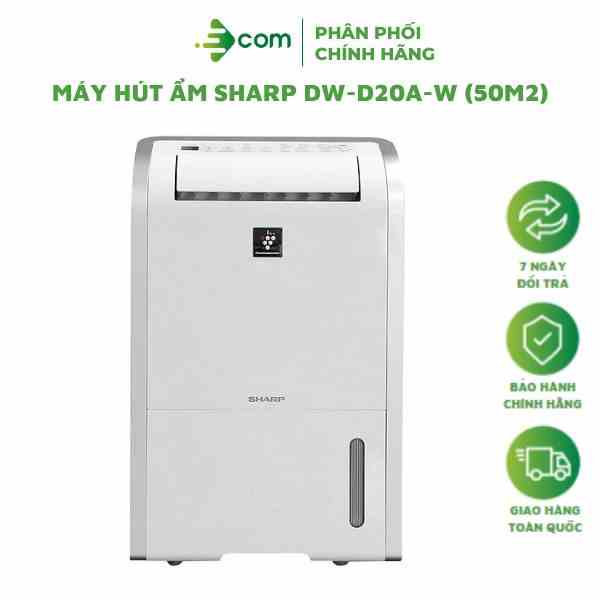 MÁY HÚT ẨM và tạo ion SHARP DW-D20A-W (50M2) - Hàng chính hãng