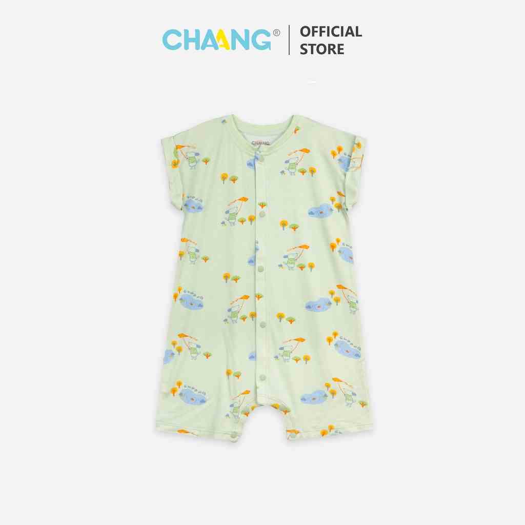 [CHAANG] Bộ body cúc giữa Spring cún xanh