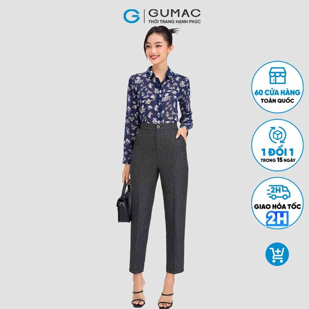 Quần tây công sở nữ cơ bản GUMAC QD03054