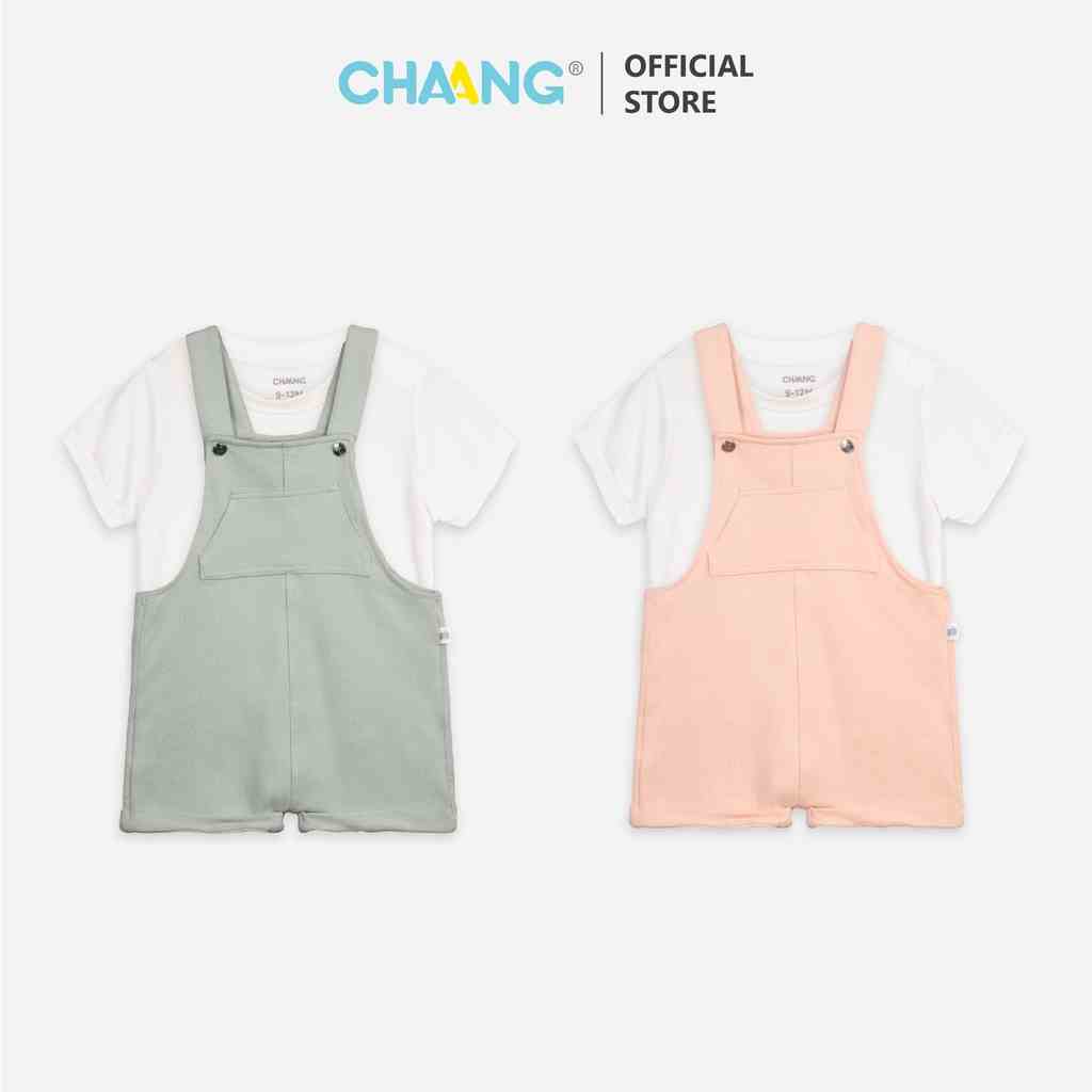 [CHAANG] Set bộ yếm Spring cho bé