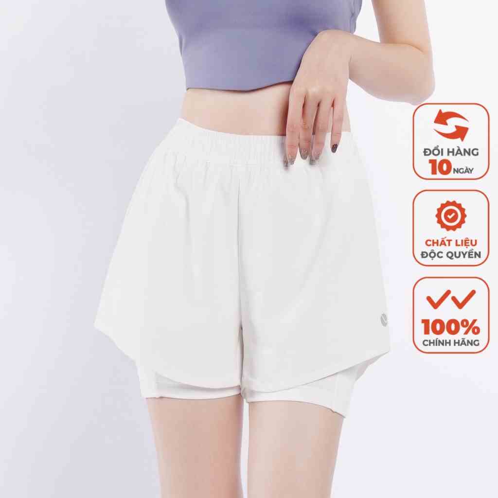 [Mã BMLTB35 giảm đến 35K đơn 99K] Quần Short Nữ Chạy Bộ, Chơi Thể Thao 2 Lớp Livan Sport Cao Cấp