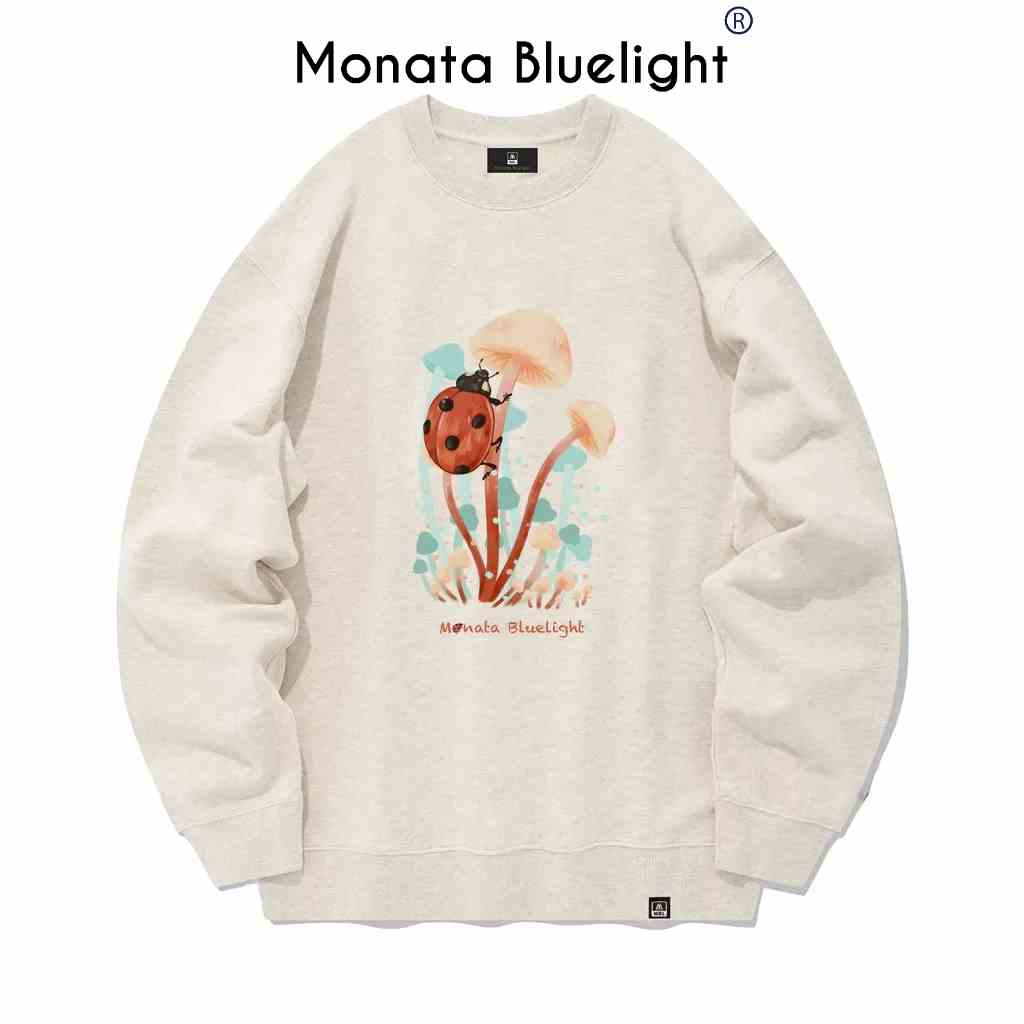 [Mua 2 giảm 7%] MONATA BLUELIGHT Beetles - Áo Sweater nỉ bông