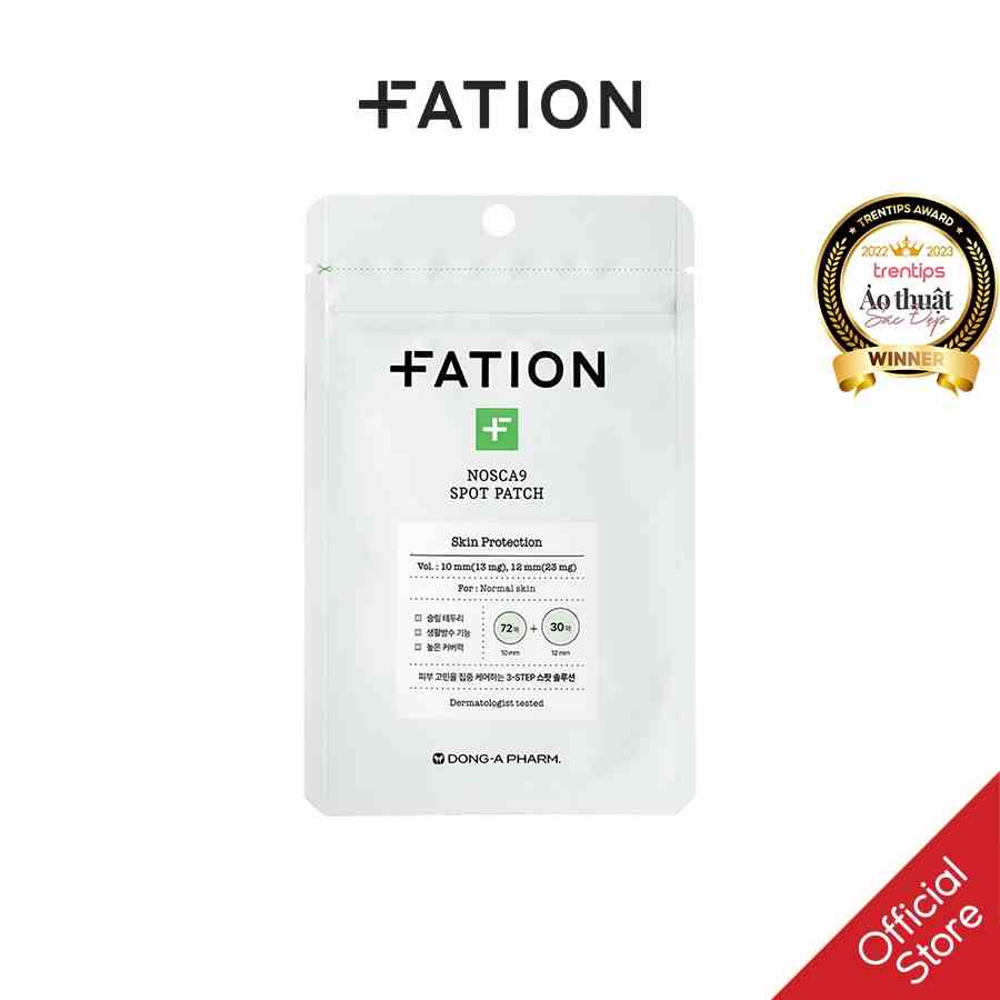 [Mã BMTTC60K giảm đến 60K đơn 50K] Miếng dán mụn FATION NOSCA9 SPOT PATCH