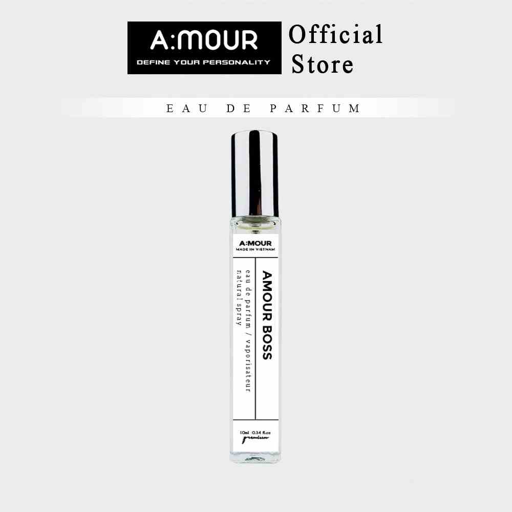 Nước Hoa Nam Amour Boss Nguyên Liệu Nhập Pháp Hương Thơm Sang Trọng, Quyền Lực Dạng Xịt 10ml và 2ml