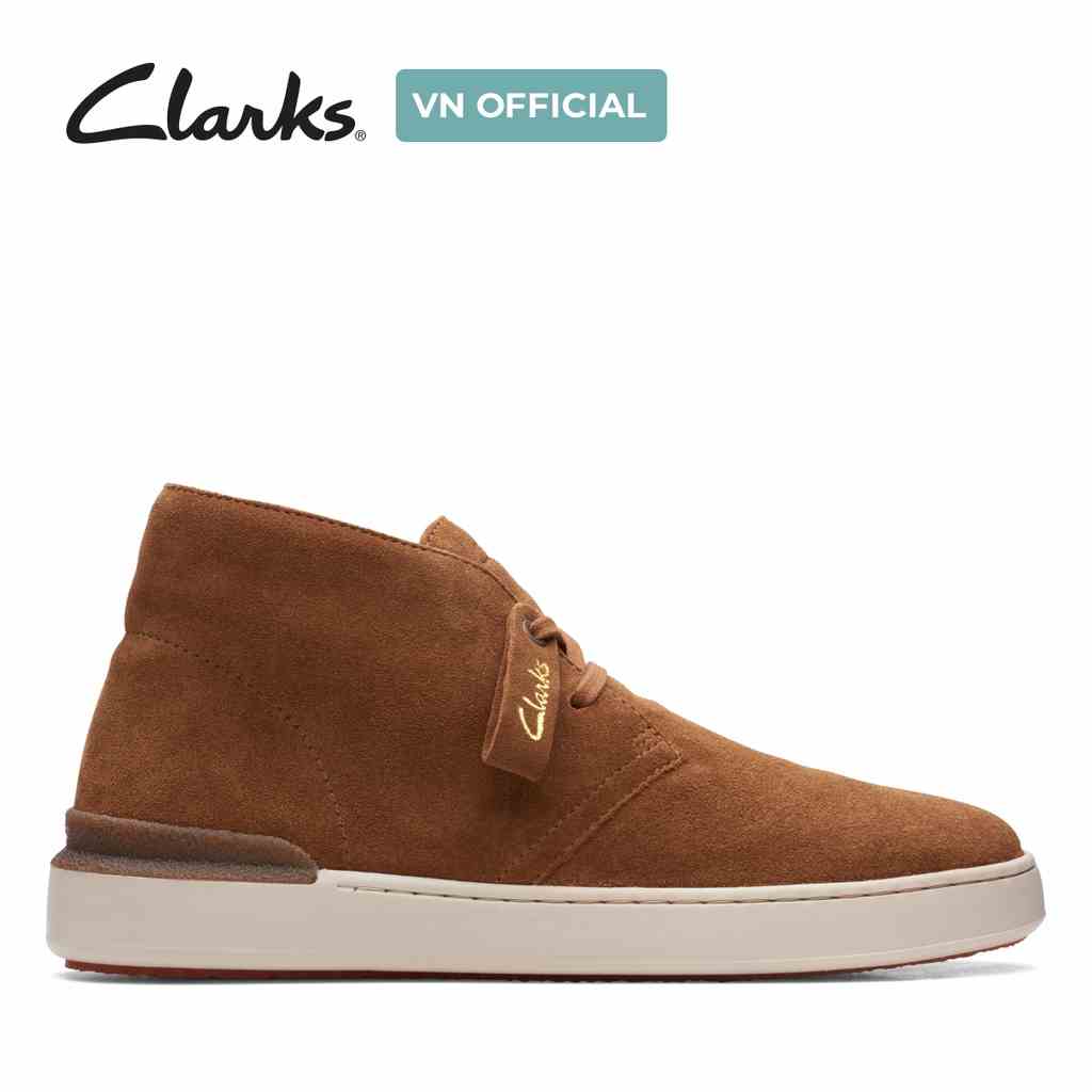 [Mã BMLTA35 giảm đến 35K đơn 99K] Giày Tây Da Lộn Nam Clarks CourtLiteWally màu Nâu