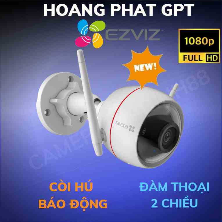 [Mã BMLTA35 giảm đến 35K đơn 99K] Camera Wifi Ngoài Trời EZVIZ C3W 1080P SIÊU NÉT CÒI HÚ BÁO ĐỘNG + ĐÀM THOẠI