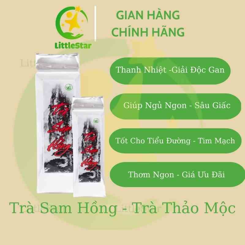 Trà Sam Hồng - Trà Thảo Mộc Giúp Ngủ Ngon - Thanh Lọc Cơ Thể - Giải Độc Gan