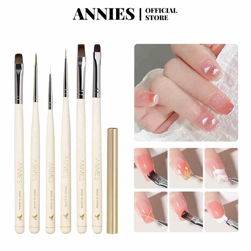 ANNIES Set Cọ Vẽ Trang Trí Móng Tay Nghệ Thuật