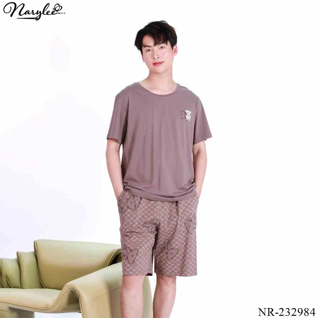 BỘ MẶC NHÀ NAM MÙA HÈ CHẤT COTTON 100% CAO CẤP NARYLEE NR-2984