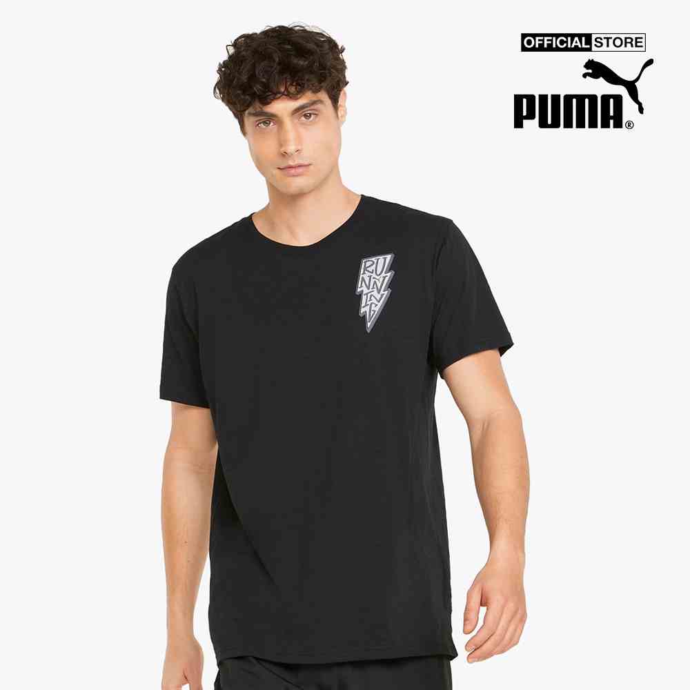 PUMA - Áo thun thể thao nam ngắn tay Graphic Recycled Running 521648-51