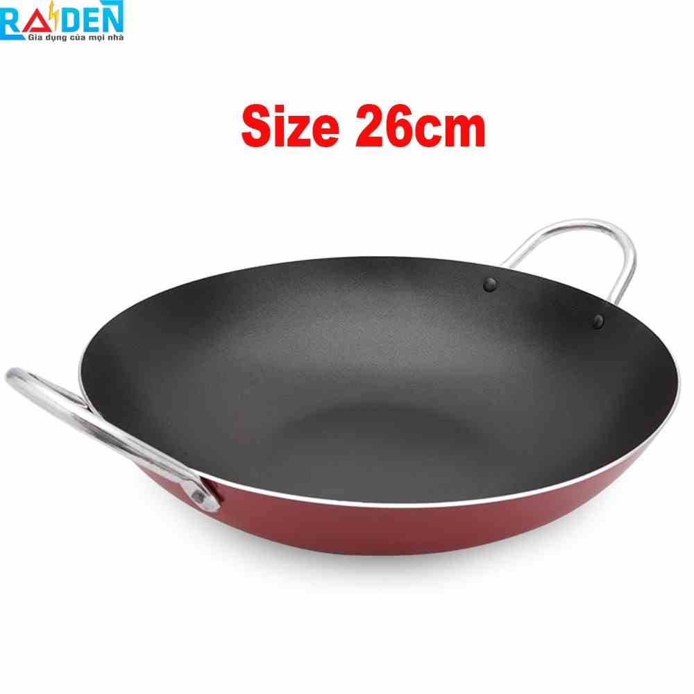 Chảo chống dính sâu lòng Kyofa 2 quai size 26cm