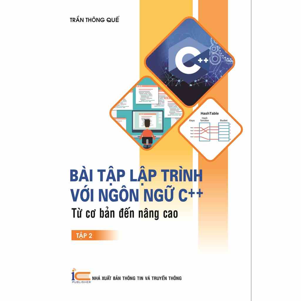 [Mã BMLTB200 giảm đến 100K đơn 499K] Sách Bài tập lập trình với ngôn ngữ C++ từ cơ bản đến nâng cao ( Tập 2)