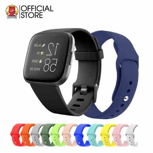 Dây Đeo Thay Thế Đồng Hồ Dây Đeo Silicon Thay Thế Cho Đồng Hồ Thông Minh Fitbit Versa/Versa 2 Silicon Dẻo Handtown