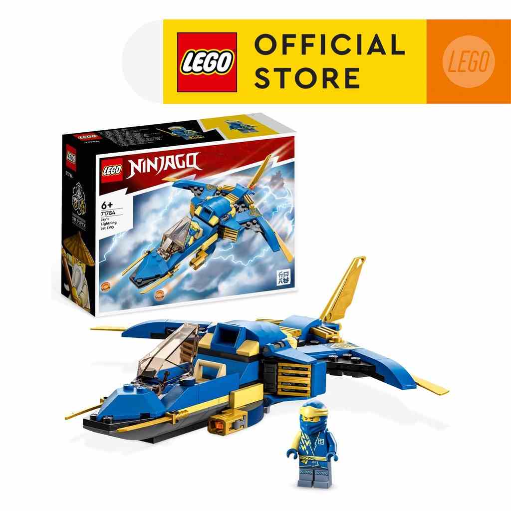 [Mã LIFEMC06CBAU giảm 50k đơn 350k] LEGO Ninjago 71784 Phi Cơ Sấm Sét Tiến Hóa Của Jay (146 Chi Tiết)