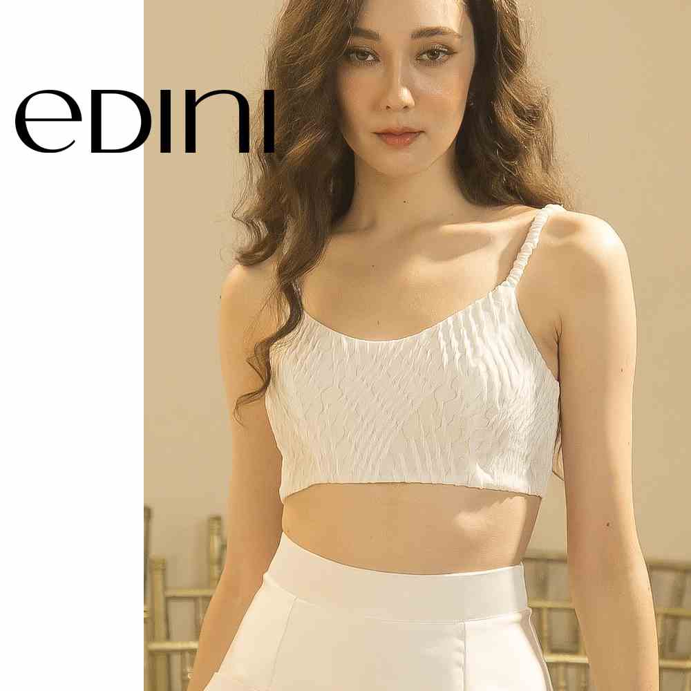 Áo Croptop Hai Dây Vải Ánh Kim - EDINI - A1446