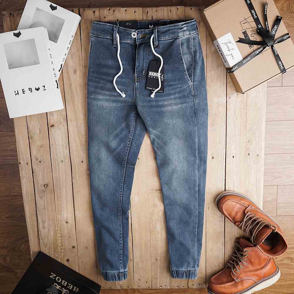 [Mã BMLTB200 giảm đến 100K đơn 499K] Quần dài nam jogger jeans ss23 Heboz 4M chất vải denim mềm co giãn tốt - 00001428