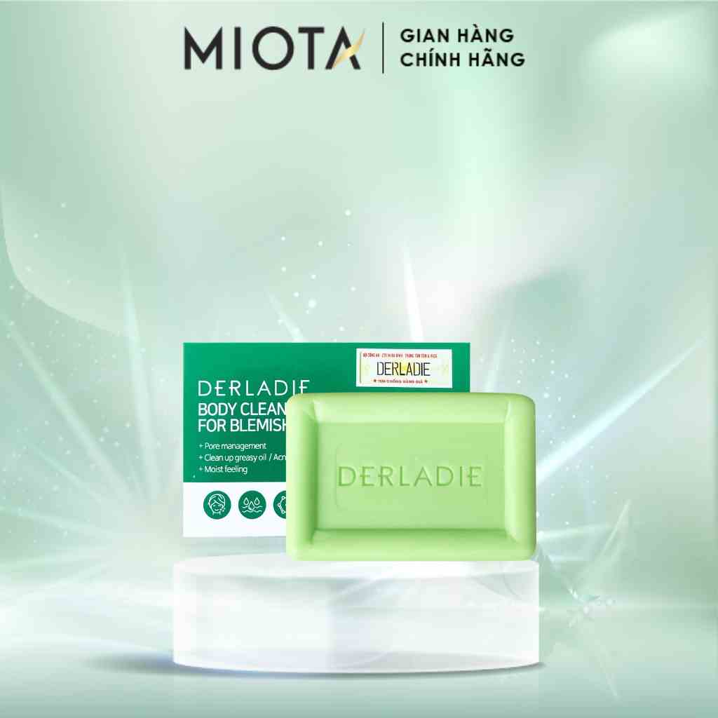 Xà Phòng Dưỡng Da Cơ Thể Sau 7 Ngày Derladie Body Cleansing Bar For Blemish Skin 50g