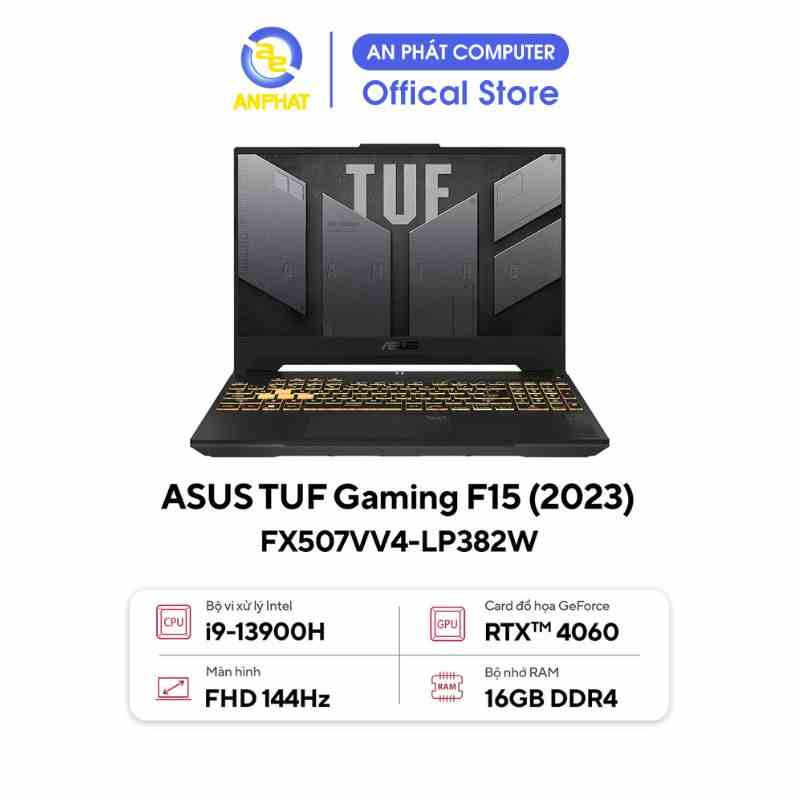 [Mã ELCL12 giảm 12% đơn 10TR] Laptop ASUS TUF Gaming F15 FX507VV4-LP382W (Intel® Core™ i9-13900H & RTX™ 4060 8GB)