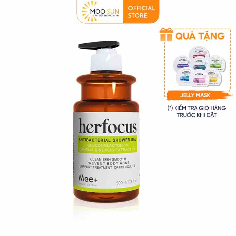 Viêm nang lông, viêm lỗ chân lông HERFOCUS - Xịt viêm nang lông 2% BHA 100ml Mee Natural