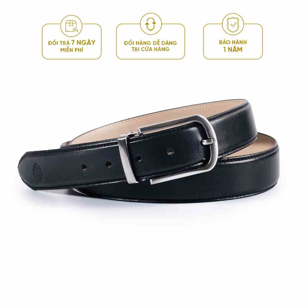 [Mã BMLTB200 giảm đến 100K đơn 499K] THẮT LƯNG DA THẬT - CLASSIC BELT - BE03 - BE CLASSY