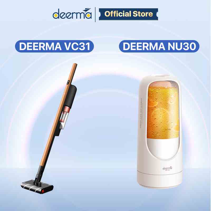 Máy hút bụi không dây DEERMA VC31+ Máy xay sinh tố DEERMA NU30