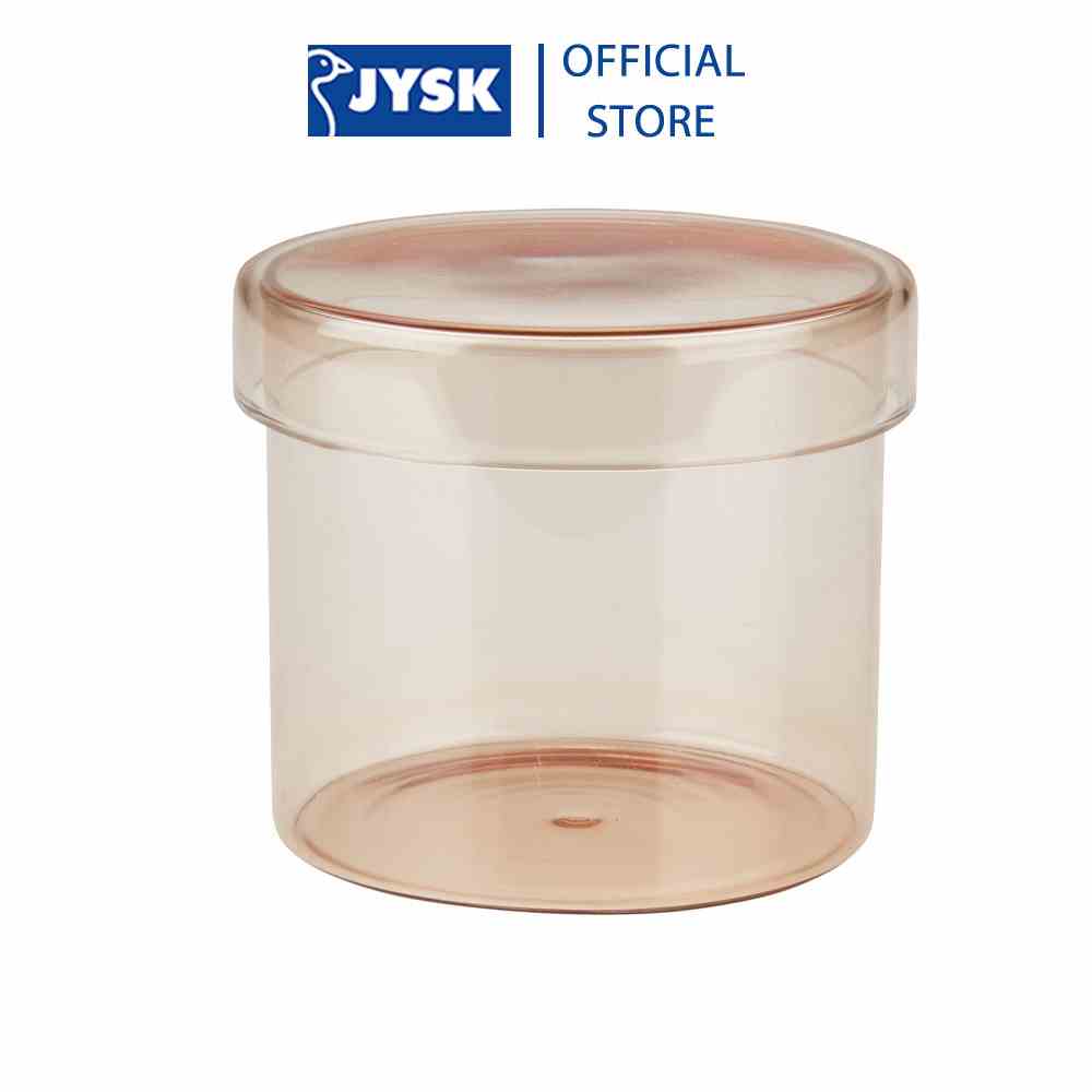 Lọ | JYSK Grums | thủy tinh | cam | DK10xC8cm