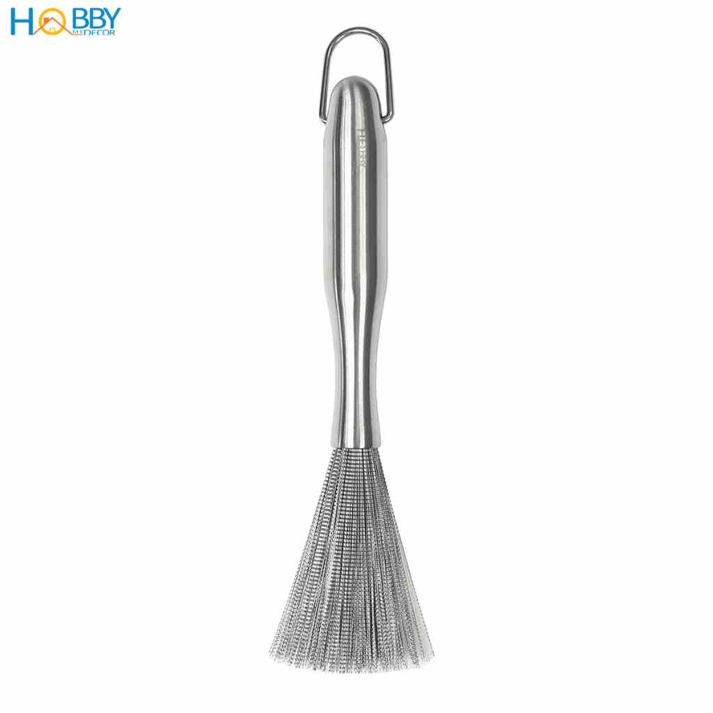 Chổi cọ rửa xoang nồi inox 304 Hobby Home Decor CVS1 có cán cầm không rỉ sét