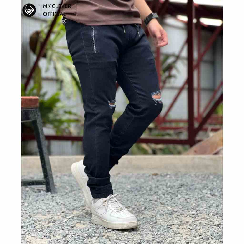 Quần Jogger Jeans R.G MK CLEVER Vải jeans dày dặn, mềm mịn, Form dáng thể thao, khỏe khoắn, thời thượng