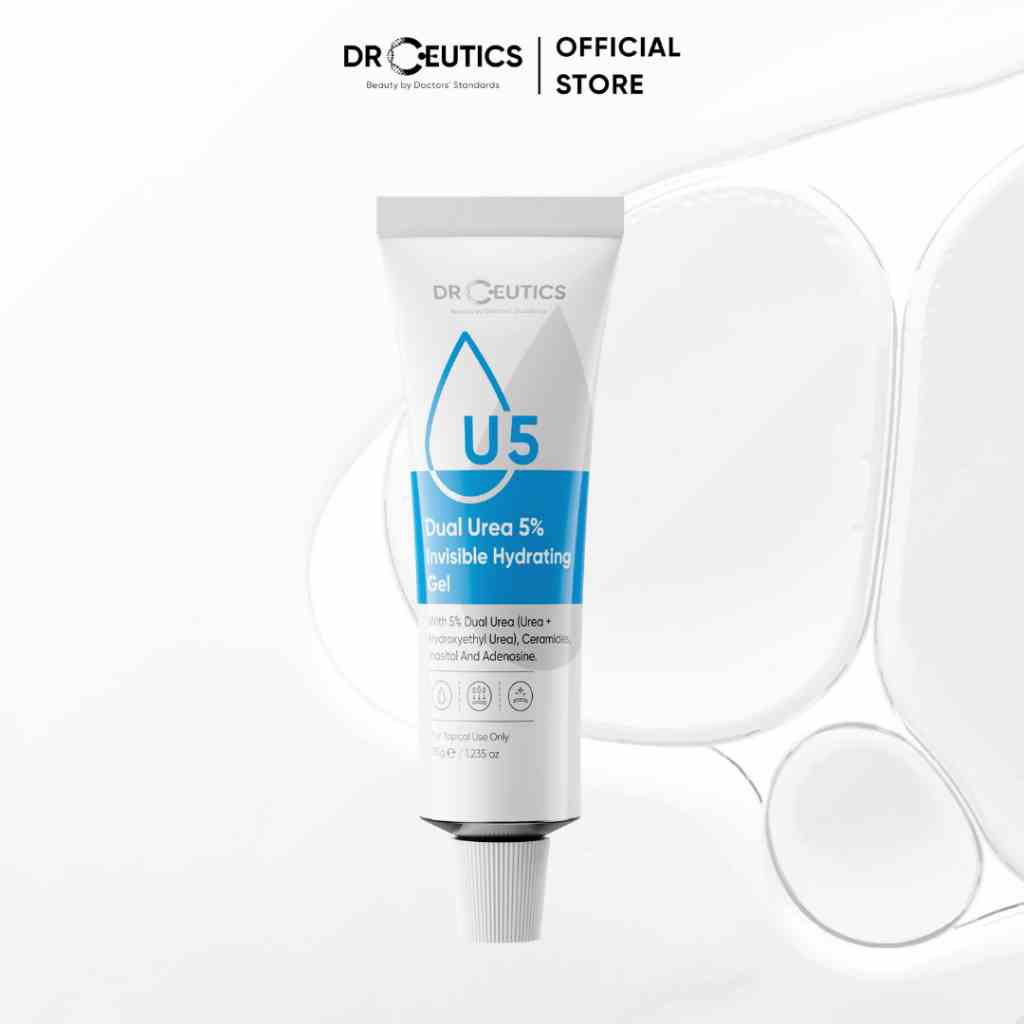 DRCEUTICS Gel Dưỡng Ẩm Và Phục Hồi Da Dual Urea 5% Invisible Hydrating Gel (35g)