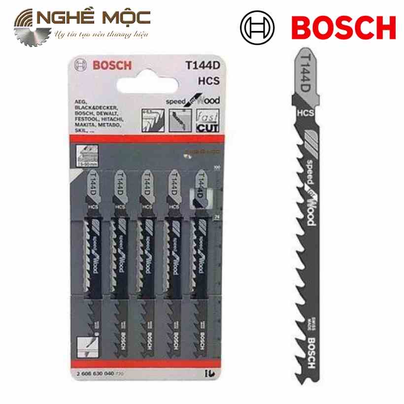 Lưỡi cưa lọng gỗ BOSCH T101D (130mm)