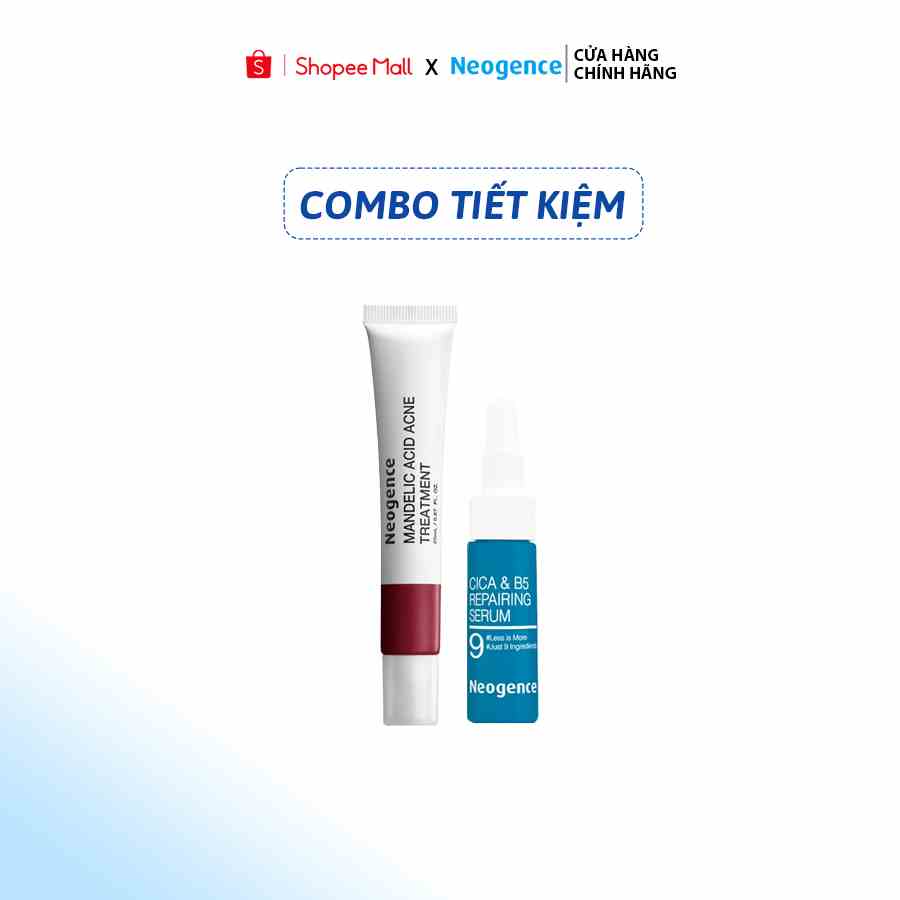 [Mã BMLTA35 giảm đến 35K đơn 99K] Combo Tinh chất và Serum B5 Neogence giảm mụn phục hồi săn chắc da