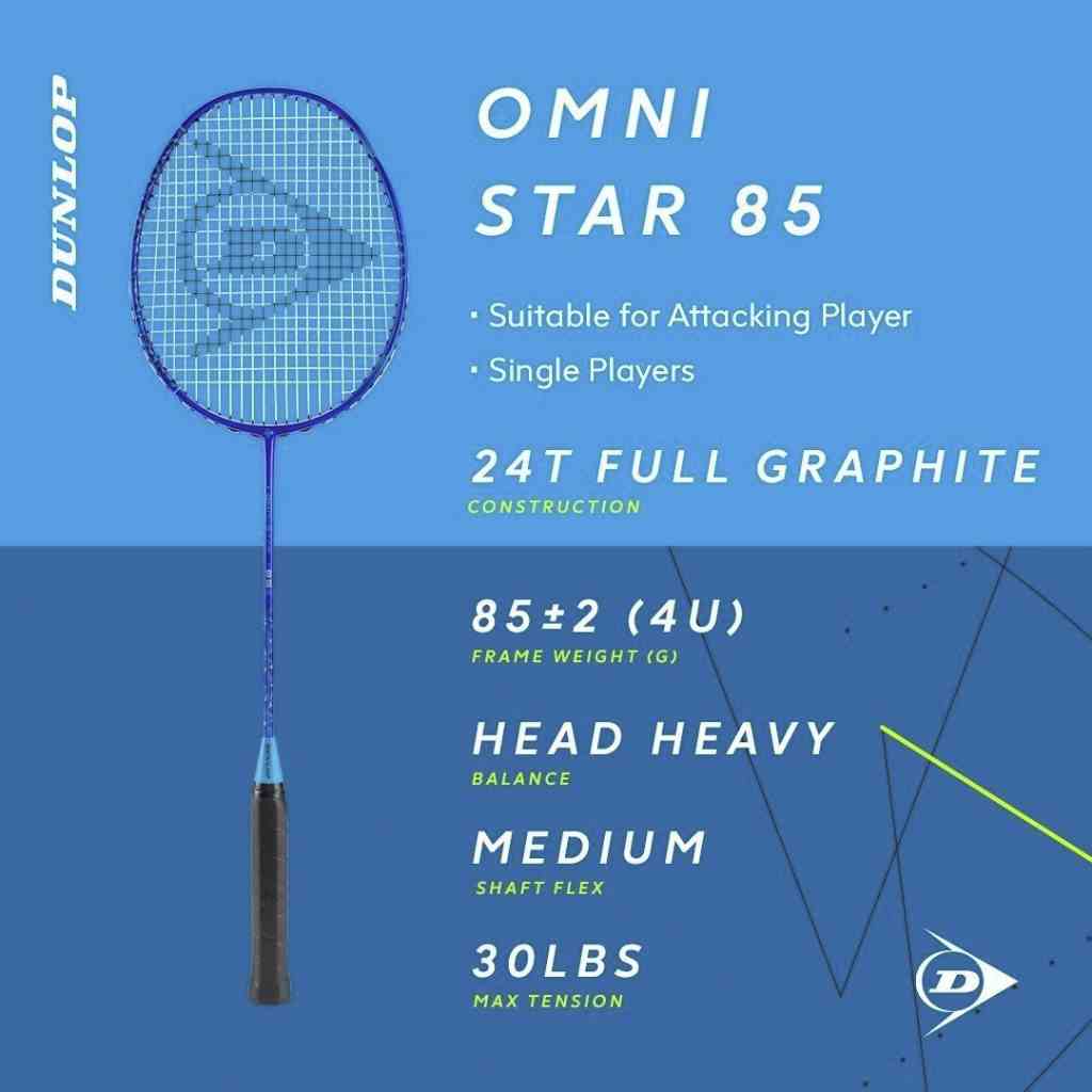 Vợt cầu lông Dunlop OMNI - STAR 85 ( VỢT CÔNG )