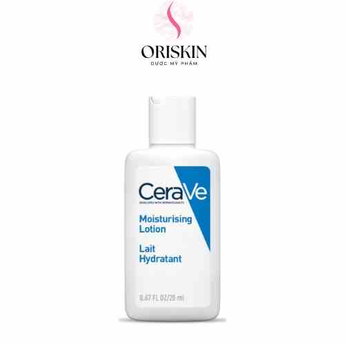 Minisize CeraVe - Sữa Dưỡng Ẩm Cho Da Khô Đến Rất Khô Dùng Cho Mặt Và Toàn Thân CeraVe Moisturising Lotion 20Ml