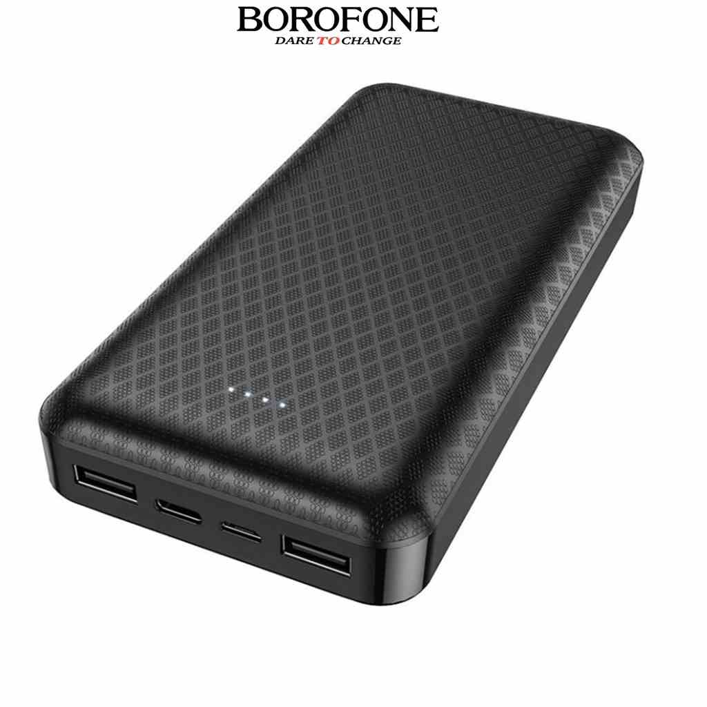 Pin sạc dự phòng 20000mAh BOROFONE BJ3A gồm 2 cổng ra - Chính hãng