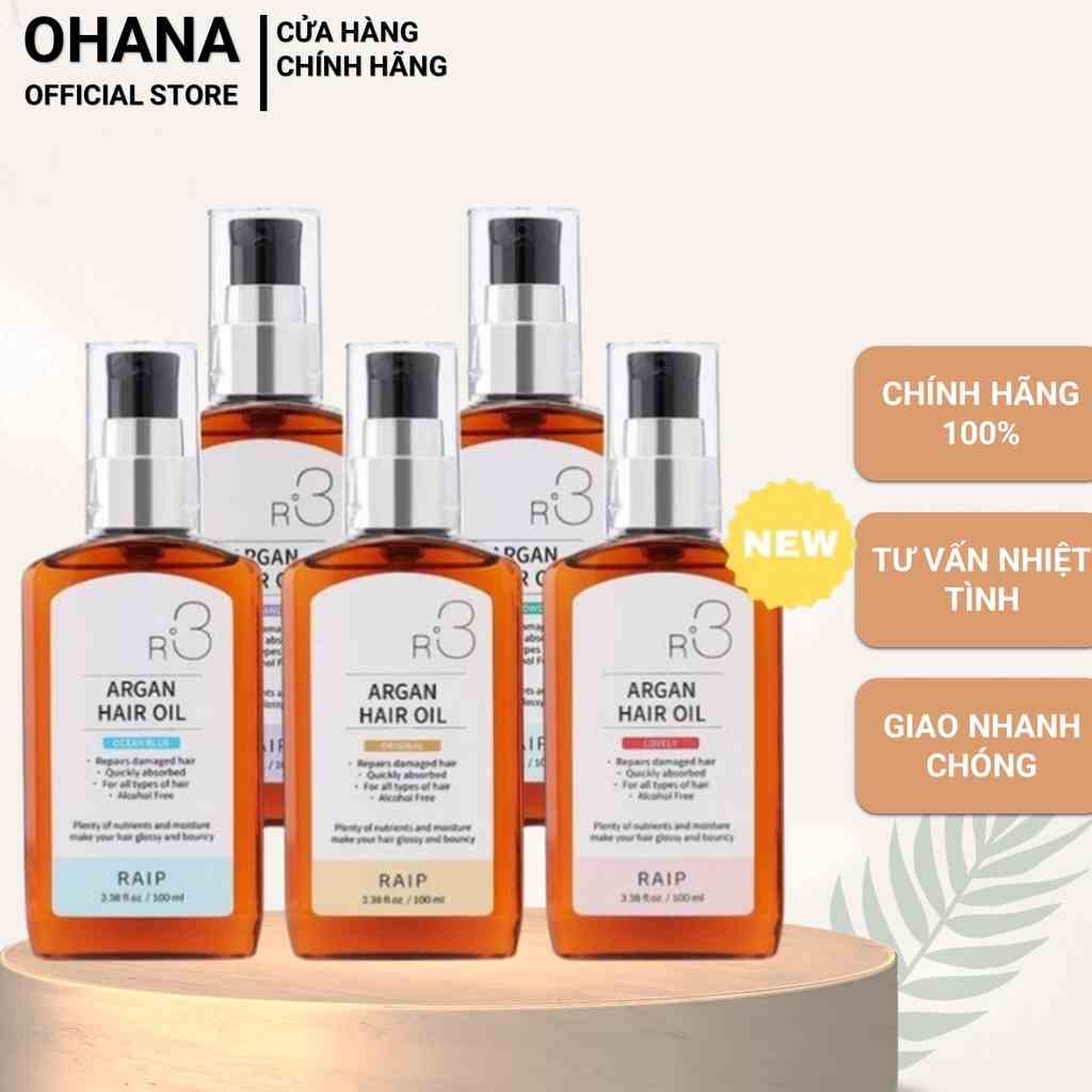 Tinh Dầu Dưỡng Tóc Raip R3 Argan Hair Oil 100ml