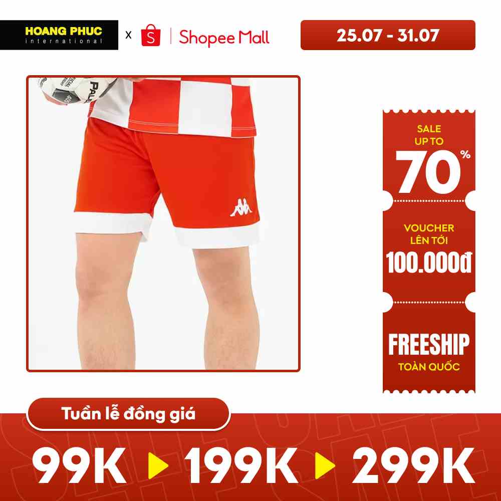 [MEGA SALE UP TO 70%] Quần đá banh thời trang chính hãng KAPPA K0CY2DY02V