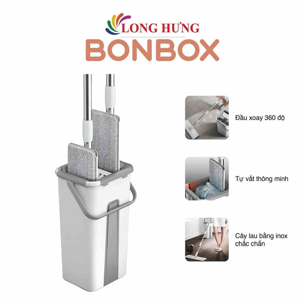 [Mã BMLTA35 giảm đến 35K đơn 99K] Cây lau nhà tự vắt BONBOX BCT702 - Hàng chính hãng