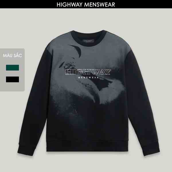 Áo Sweater nỉ dày dặn Highway (Menswear) Kiss