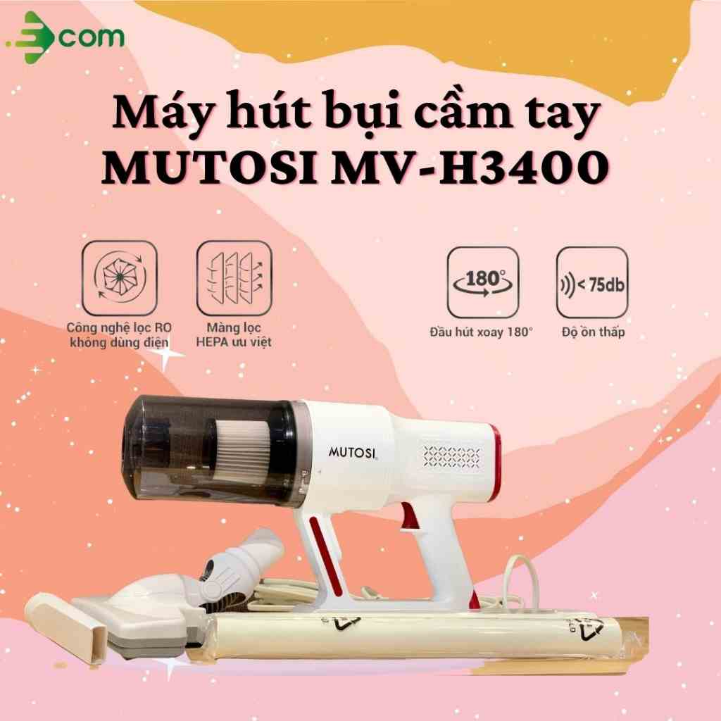 MÁY HÚT BỤI CẦM TAY MUTOSI MV-H3400 - Hàng chính hãng