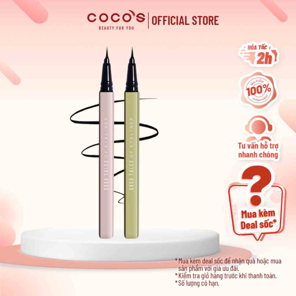 Bút Kẻ Mắt Không Trôi Gogo Tales Fine Make Up Eyeliner