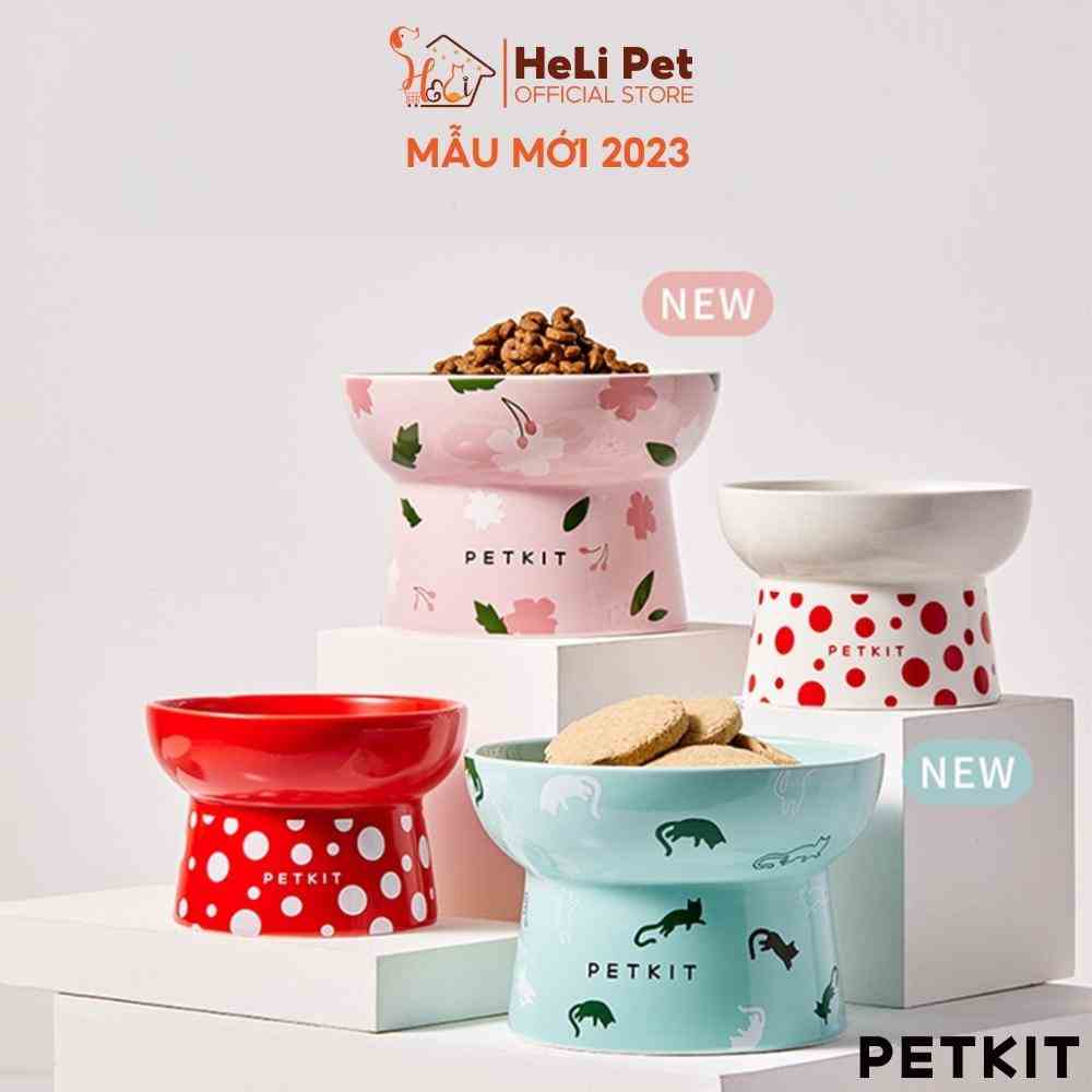 Chén Ăn, Bát Ăn Cho Chó Mèo Chống Gù Làm Từ Gốm Sứ Cao Cấp Ceramic PETKIT Cera Spot